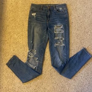 American Eagle ripped jeans